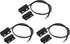 uxcell Wired Door Contact Window Sensor NC Surface Mount Magnetic Reed Switch Black (3 Pcs)