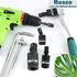 3 Pcs Universal Joint Swivel Socket Adapter Set, 1/4", 3/8" & 1/2" Drivers, Full Impact Grade Wobble Socket Wrench