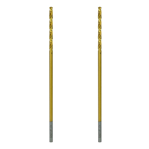 Tools 5/32 Inch x 6 Inch Cobalt Aircraft Extension Bit – 2 Pack M35 Cobalt Drill Bit for Steel