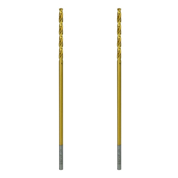 Tools 5/32 Inch x 6 Inch Cobalt Aircraft Extension Bit – 2 Pack M35 Cobalt Drill Bit for Steel