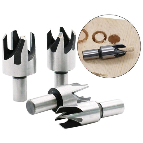 8-Pack Wood Hole Plug Cutter Set, High Carbon Steel Cutting Tools for Woodworking Hole Saw Cutting 6MM 10MM 13MM 16MM