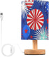 Yuiboo Night Lampsnight Light Baby Night Light for Small Spaces Vintage USA Flag