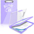 Sooez Clipboard with Storage, Cleaview Clip Boards 8.5x11, Dry Erase Plastic Nursing Clipboard, Light Purple for