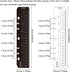 JKJF 4 Pcs Plastic Page Marker Snap-in Bookmark Ruler for A5 Size 6-Hole Notebook Filler - Clear & Black