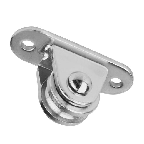 8 Pack Pulley Block Carbon Steel Pulley Roller - Heavy Duty Detachable, Silent Duplex Bearing, 176 lb Capacity