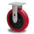 8"X2" Heavy Duty Casters, Polyurethane Caster Wheel, Load Capacity 1000lbs, Non-Marking for Laboratories