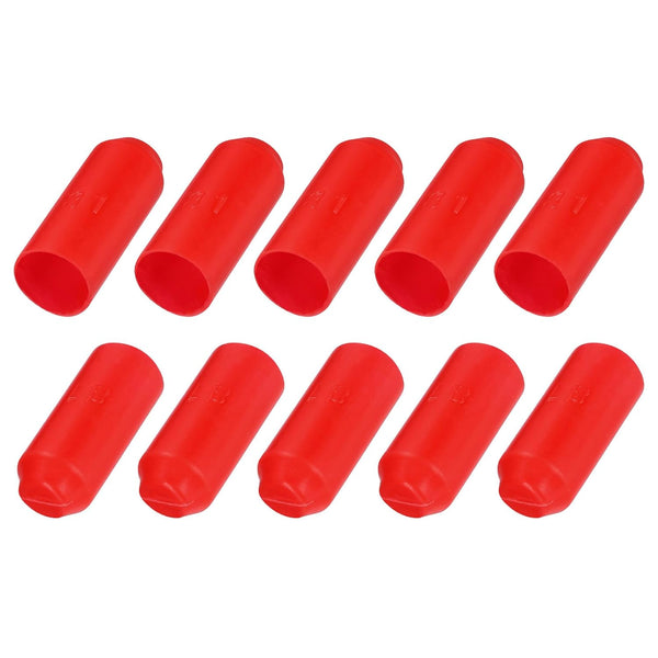 MECCANIXITY 30Pcs Heat Shrink End Cap 18mm ID x 45mm L, 3:1 Ratio Waterproof Adhesive for Electrical Wire