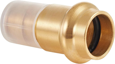 (Pack of 10) EFIELD 1/2 inch Press X 1/2 inch PEX-A Expansion Coupling Brass Adapters for Pipe Connection