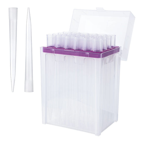 FOUR E'S SCIENTIFIC 10ml Pipette Tips - Universal 10000ul Sterile Pipette Tips Racked, RNase/DNase Free & Pyrogen Safe,