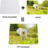 OKBA 40 3mm 22x18x0.3CM PCS White Mouse Pad Thick for Heat Press Printing,Bulk Mousepad Blanks for Heat Transfer Crafts