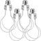 Abizarch 4Pcs Light Bulb Clip Metal Lamp Shade Holder Heavy-Duty Light Bulb Clamp
