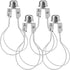 Abizarch 4Pcs Light Bulb Clip Metal Lamp Shade Holder Heavy-Duty Light Bulb Clamp