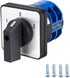 Changeover Switch LW28-32, Universal Rotary Cam Selector, 3 Positions, 8 Terminals, Latching Switches 690V 32A