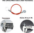 10 Pcs 10 Inch (25cm) 3mm Thickness Galvanized Steel Wire Cable Eyelets, Short Rope Lanyard Safety Tether Chain