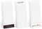 Motivational Sticky Note Checklist Set of 3, Black and Red To Do Note Pads, 50 Sheets Per Pad, Made in USA