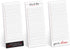 Motivational Sticky Note Checklist Set of 3, Black and Red To Do Note Pads, 50 Sheets Per Pad, Made in USA