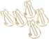 Cat Shaped Paper Clips, Thickened Metal, Unique Stylish MultiFunction, 12 Pcs for Office School, Gold