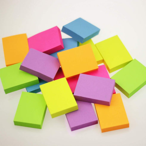 Early Buy Sticky Notes 1.5 x 2 Self-Stick Notes, 6 Bright Colors, 36 Pads, 100 Sheets/Pad