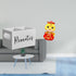 Fenteer 2025 Retro Wooden Remote Control Holder and Chinese New Year Snake Statue Organizer for Table Nightstand Office