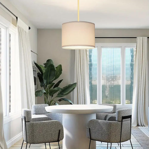 15FT ZSLAIFU Plug in Pendant Light, Hanging Lamp with Switch, Flaxen Hanging Lights with Plug in Cord, Pendant Lamp