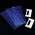 Transparent Plastic Test Tube Holder,13mm x 50 Holes / 16mm x 50 Holes / 18mm x 40 Holes Bottle Small Glass Holder for Test Tubes