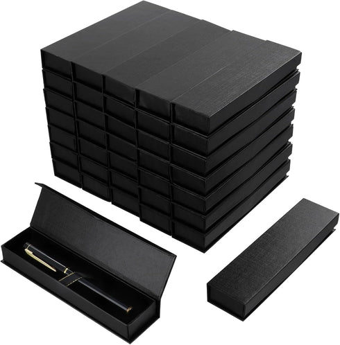 Lnrueg 40 Pcs Empty Ballpoint Pen Gift Boxes with Magnetic Closure, Cardboard Jewelry Packing Cases for Fountain Pen