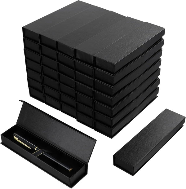 Lnrueg 40 Pcs Empty Ballpoint Pen Gift Boxes with Magnetic Closure, Cardboard Jewelry Packing Cases for Fountain Pen