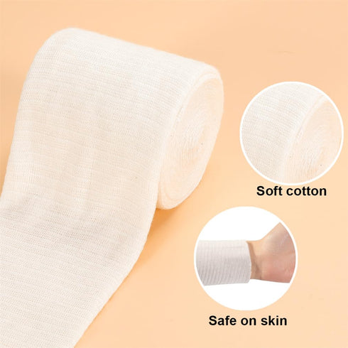 HVRQYY 3" 5.47 Elasticated Tubular Support Bandage Size D Stockinette Tubing x yd Reusable Elastic Bandage Sleeve
