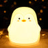 LOVERUIS Baby Night Lights Pudgy Penguins 7 Colors Night Light for Baby