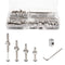 ALLWIN Crib Screws Bolts Hardware Replacement Kit, 28 Set M6x20/40/60/80mm Hex Bolts &