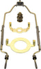 PATIKIL 8 9 10 11 Inch Lamp Harp Kit with Finial, Adjustable