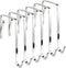 10Pcs Metal Over The Door Hooks - Sturdy Z Hooks for Hanging Clothes, Towels, Coats and More