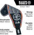Klein Tools 55895 Magnetic Wristband, Tradesman Pro Tool Wristband for Wire Connectors, Screws, and Drill Bits