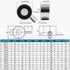 Electric Lifting Magnet Solenoid Electromagnet, 34 X 25mm DC24V 180N 39LB/20Kg Holding Suction