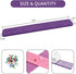 Vuzvuv 8Pcs Purple Rose Cork Board Strips with 50 Pushpins & Sticky Notes, Self-Adhesive Bulletin Board