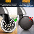 Office Rubber Chair Casters Replacement, Set of 5, 3 Inch Heavy-Duty Caster Wheels for Smooth Rolling on All Floors