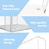Clear Acrylic Sticky Note Holder - Notepad Holder for 3" x 3" Sticky Note Storage, Classroom and Office Organizer