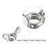 uxcell #10-24 25 304 Wing Nut Pcs, Stainless Steel Butterfly Wing Nuts Fasteners Parts Hand Twist Tighten Wing Nuts