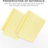 Lineco Archival Legal Size File Folders, Organize Important Documents, 9.5" x 14.75" with Full-Cut Tab, Pack of 50