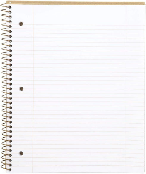 Mintra 100% Recycled Notebooks, Letter Size (8.5in x 11in), Plain Cover, 3-Pack