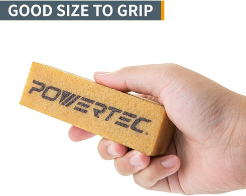 POWERTEC 71424 Abrasive Cleaning Stick for Sanding Belts & Discs, Natural Rubber Eraser for Woodworking Tools