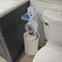 Standing Toilet Paper Storage Rack, Rustproof Metal Stand Up Toilet-Paper Roll Holder, Free Standing Tissue Holder