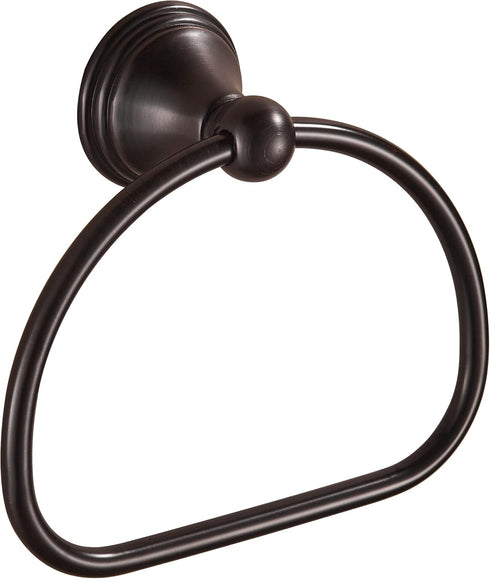 WOLIBEER Bronze Towel Ring, Bathroom Hand Towel Holder, Round Wall Mounted Bath Accessories