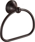 WOLIBEER Bronze Towel Ring, Bathroom Hand Towel Holder, Round Wall Mounted Bath Accessories