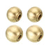 PATIKIL 17.5mm/0.69" 20mm/0.79" Ball Lamp Finials Caps Knob, 4pcs Solid Brass Lamp Shade