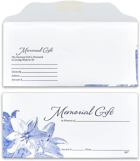 Memorial Gift Offering Envelopes for Church, 100 Count