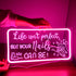 5V 15.75" Planzo NAILS Neon Sign Nails Tech Spa Salon Studio Beauty Business Stores Logo Barber Shops LED Wall Sign