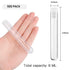 100pcs 12x100mm Clear Plastic Test Tubes with Caps for Scientific Experiments, Halloween, Birthday Party Supplies