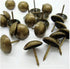 500Pcs BetterJonny Upholstery Tacks, Decorative Furniture Nails Pins, 17X11MM Bronze Metal Thumb Tacks