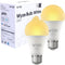 800LM Tunable-White Wi-Fi Smart Light Bulb, Dimmable, Works with Alexa & Google Assistant, 2700K-6500K, 2-Pack